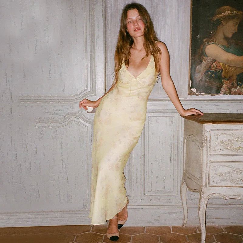 Amélie Floral Maxi Dress