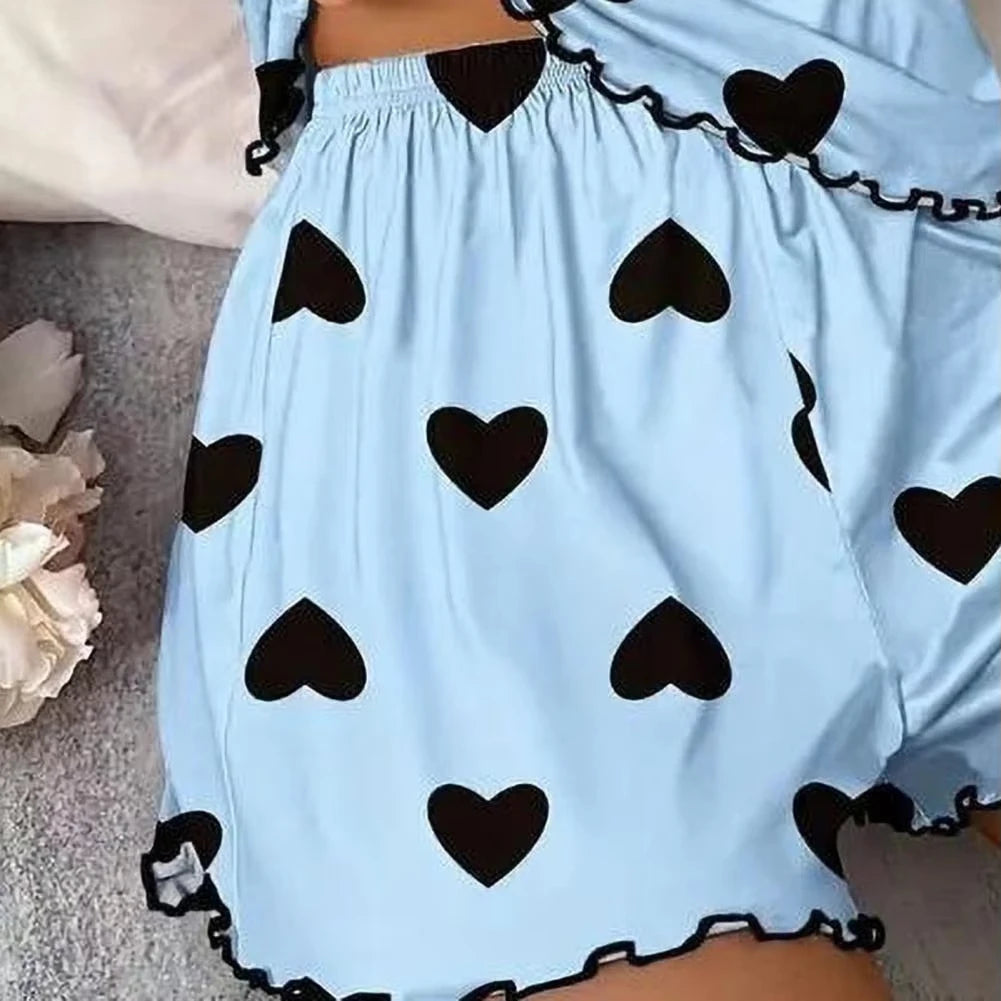 Conjunto de pijama SweetBlush Hearts