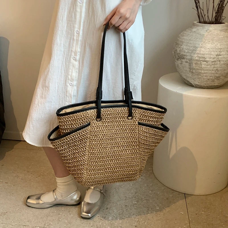 Soléa Straw Beach Tote