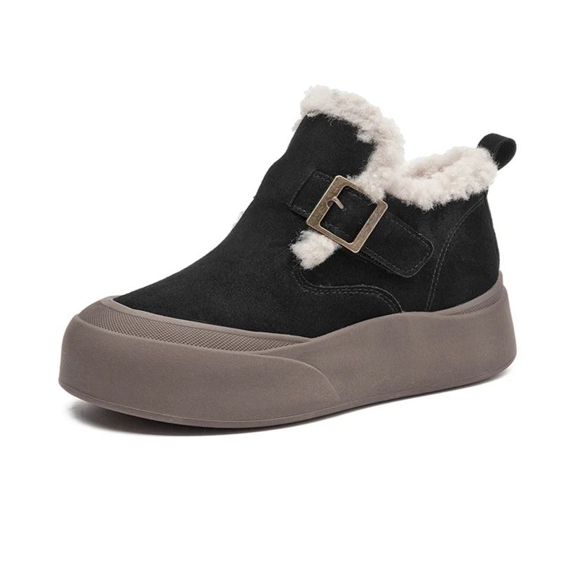 Elara Suede Snow Boots