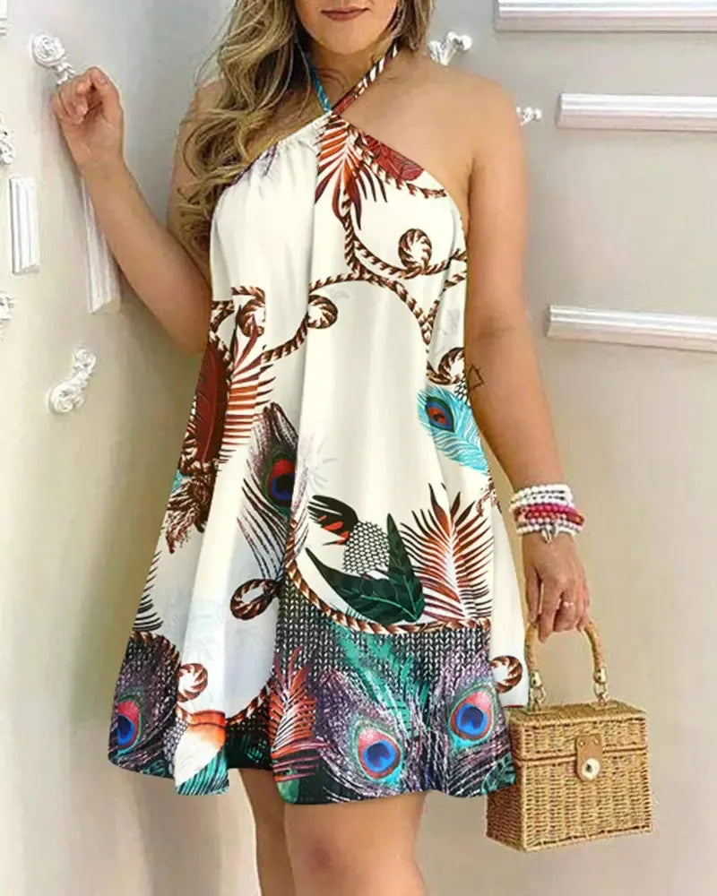 Isla Tropical Mini Dress