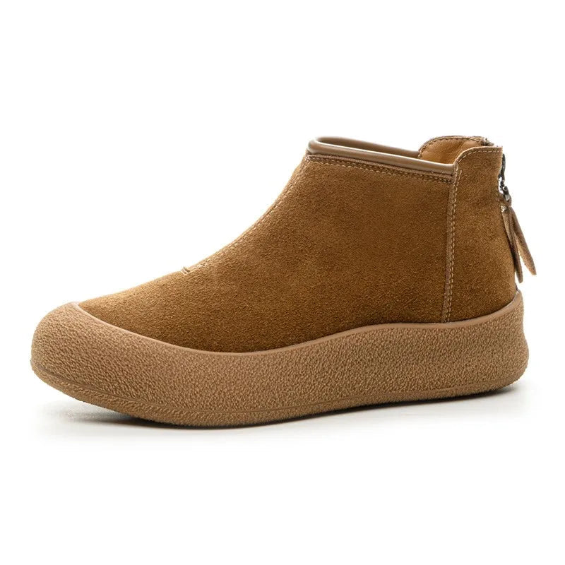 Elara Leather Winter Boots