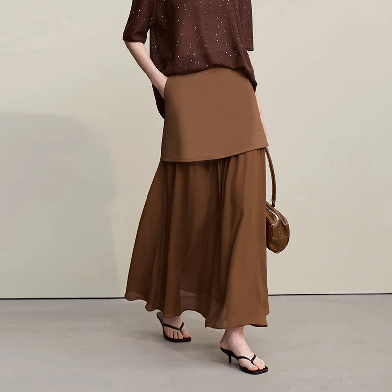 Emilia Chiffon Maxi Skirt