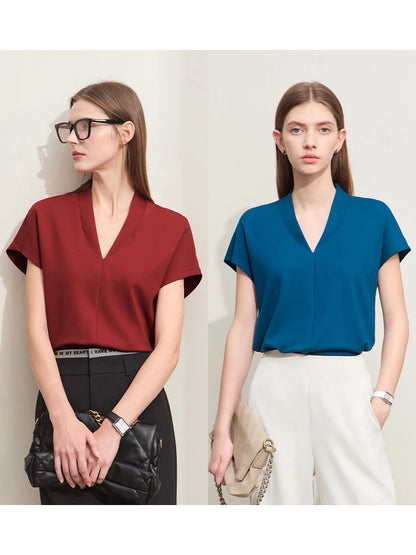 Clara Essential V-Neck Tee