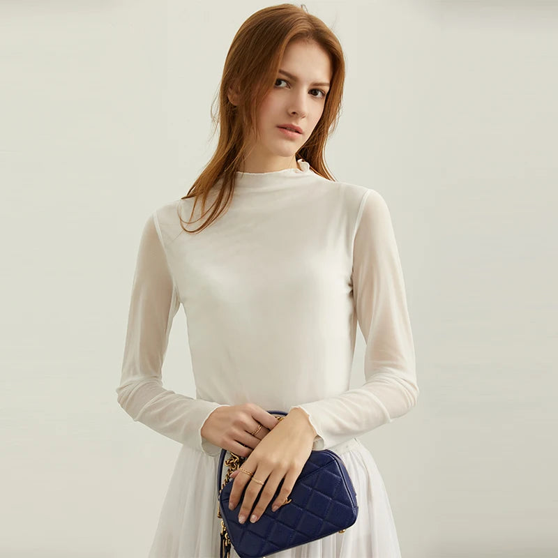 Elodie Mock Neck Top