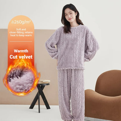CozyCloud Plush Pajama Set
