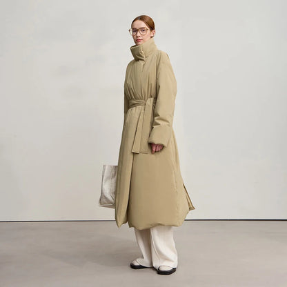 Victoria Belted Down Coat