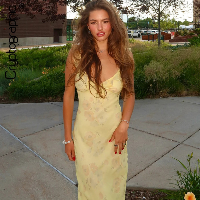 Amélie Floral Maxi Dress