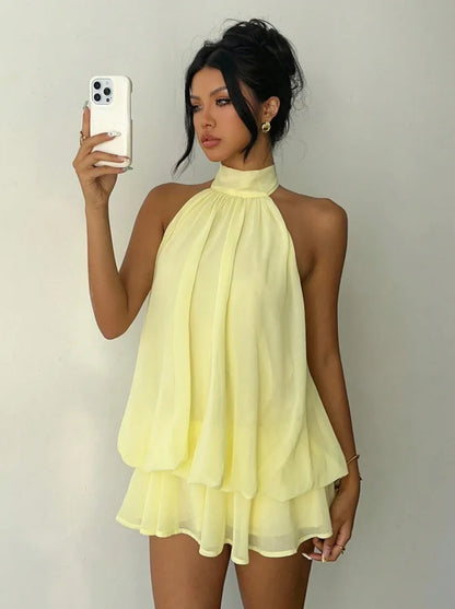Sienna Backless Mini Dress