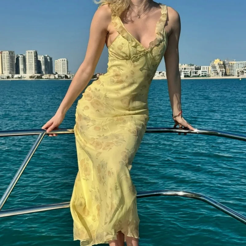 Amélie Floral Maxi Dress