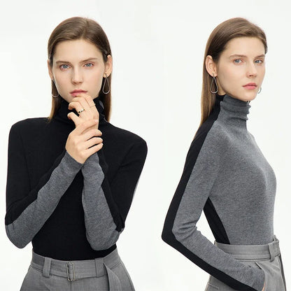 Sophie Colorblock Turtleneck