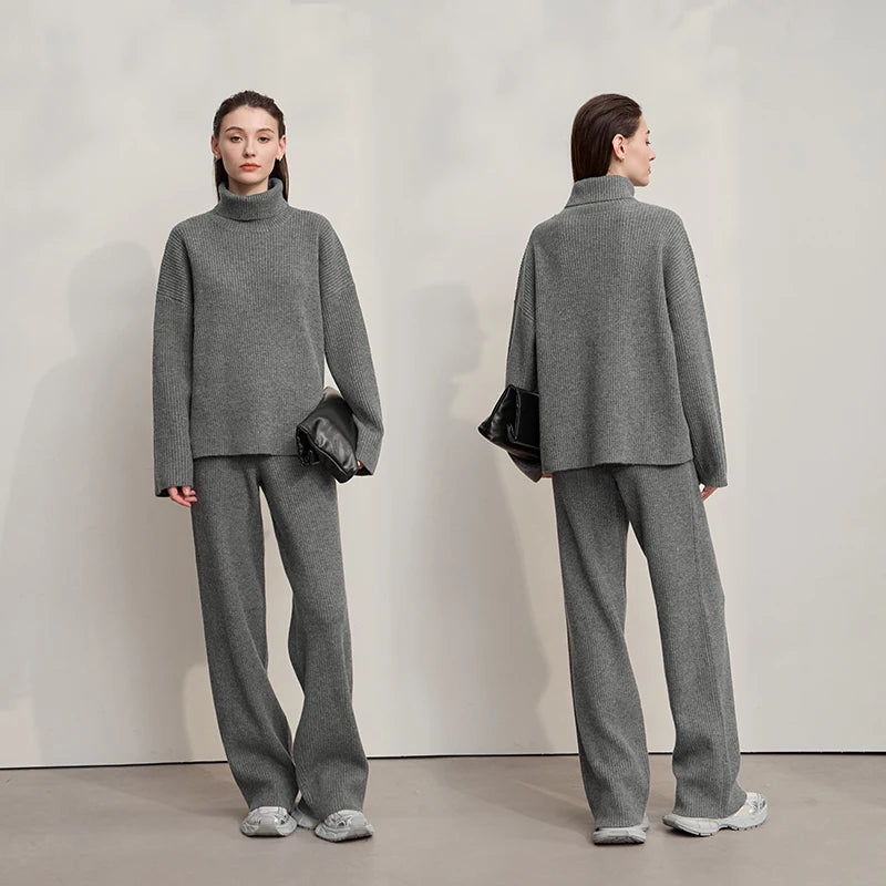 Ava Turtleneck Knit Set