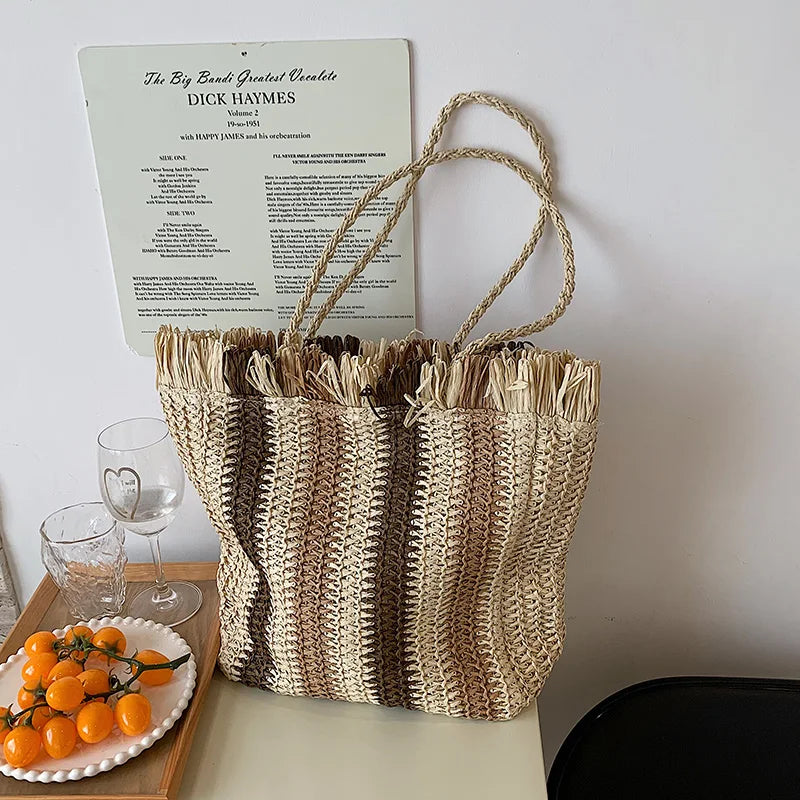 Coastal Stripe Tote