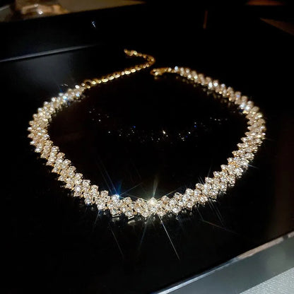 Roselle Crystal Choker