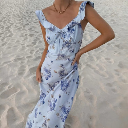 Amélie Floral Maxi Dress