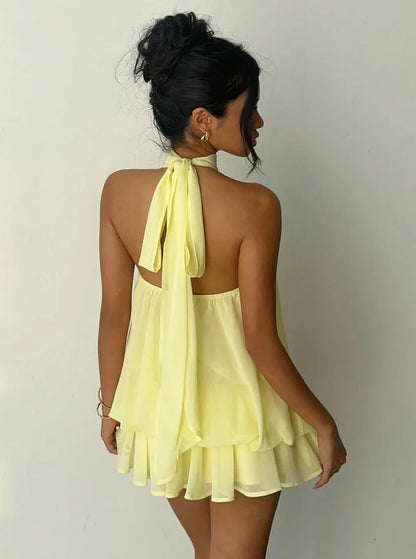 Sienna Backless Mini Dress