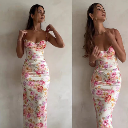 Positano Floral Maxi Dress