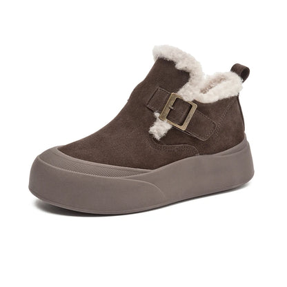 Elara Suede Snow Boots