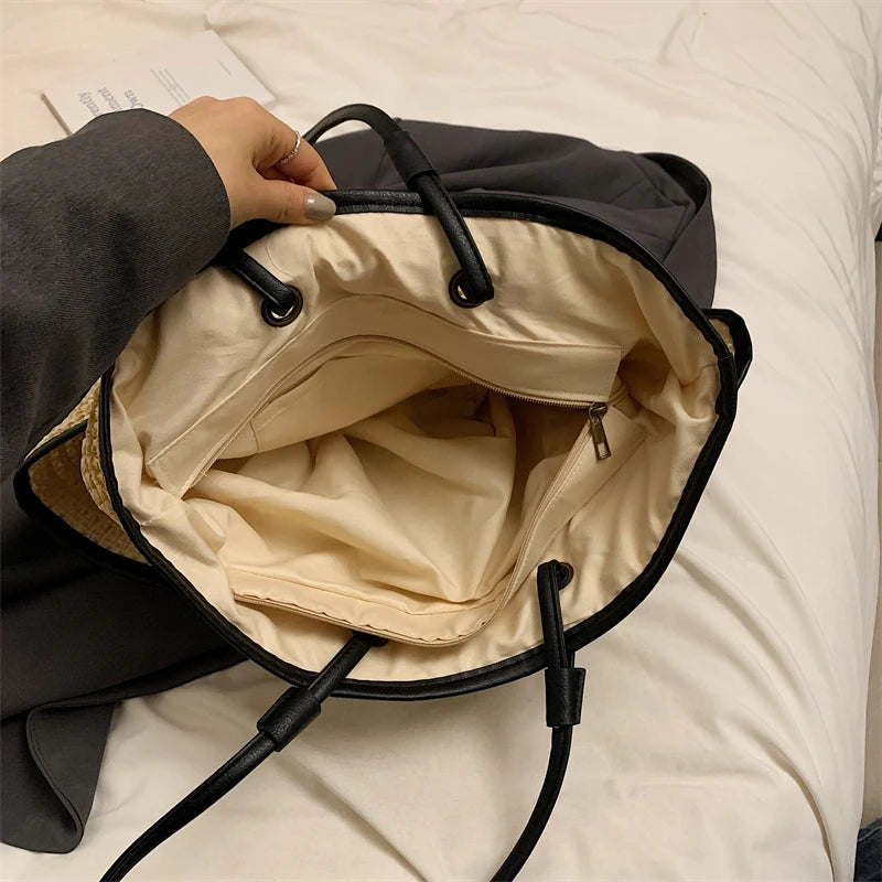 Soléa Straw Beach Tote