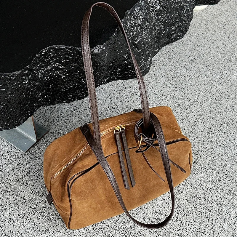 Hudson Suede Tote