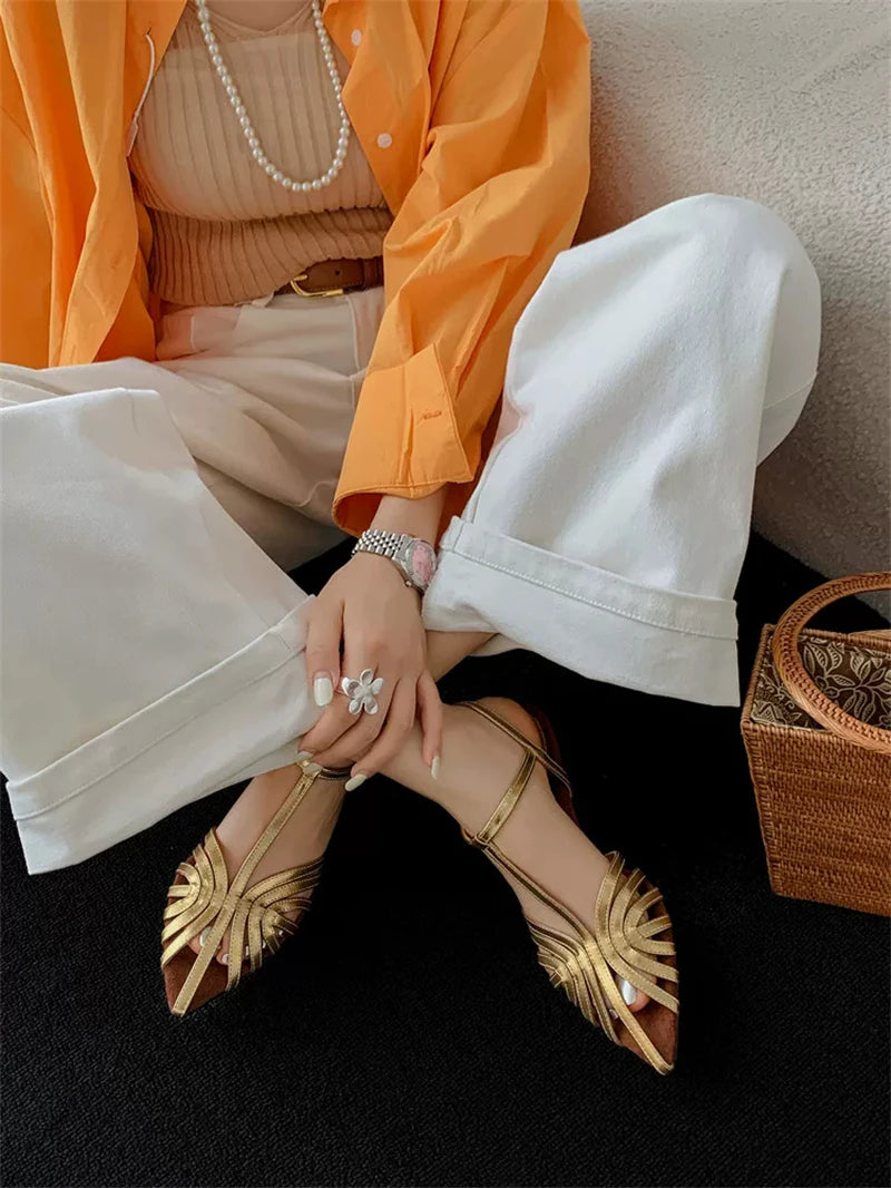 The Valentina T-Strap Sandals