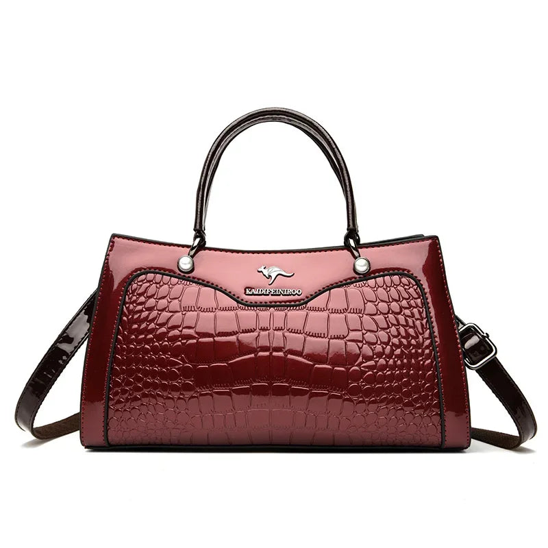 Seraphina Croc Tote