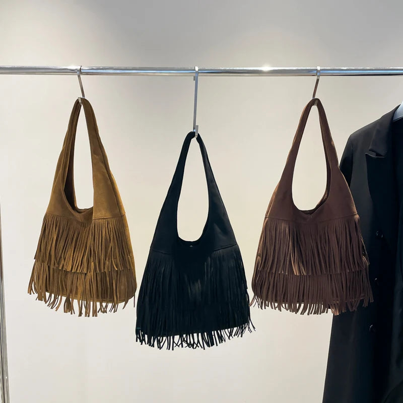 Willow Fringe Hobo Bag