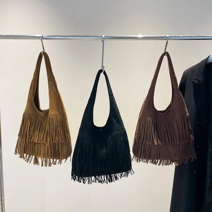 Willow Fringe Hobo Bag