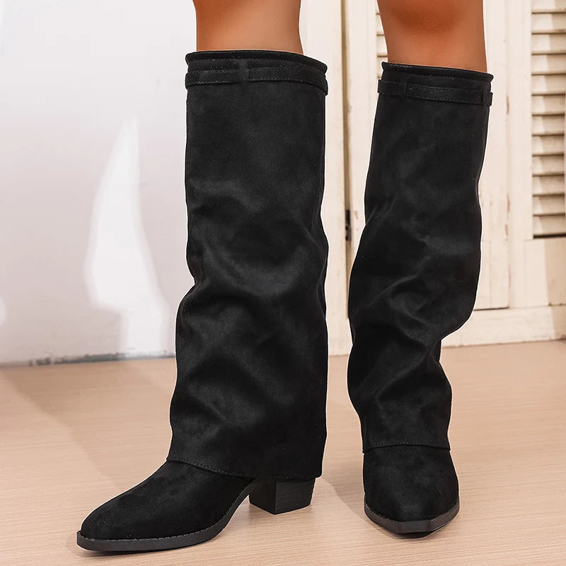 Knee-High Riding Boots