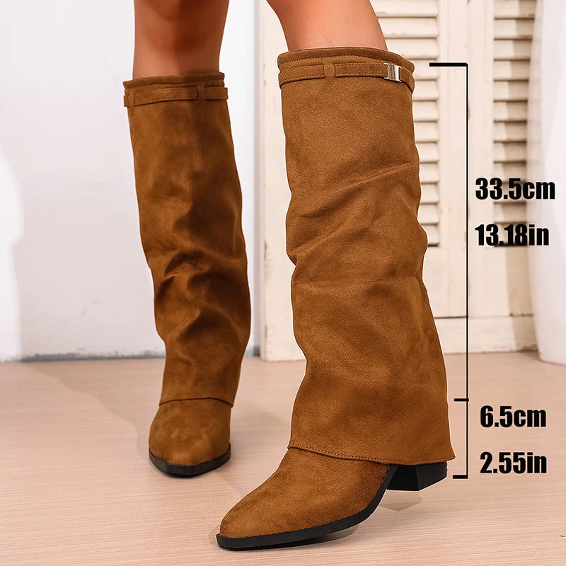 Knee-High Riding Boots
