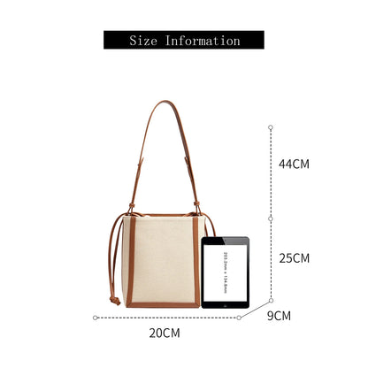 Harper Canvas Bucket Bag