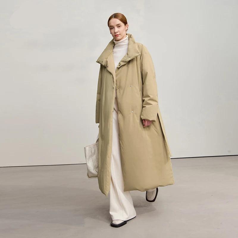 Victoria Belted Down Coat