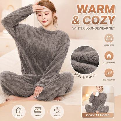 CozyCloud Plush Pajama Set