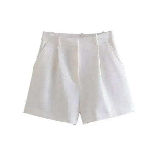 High Waist Bermuda Shorts