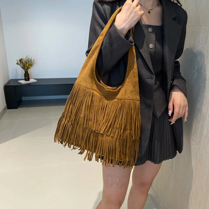 Willow Fringe Hobo Bag