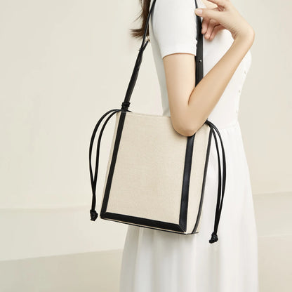 Harper Canvas Bucket Bag
