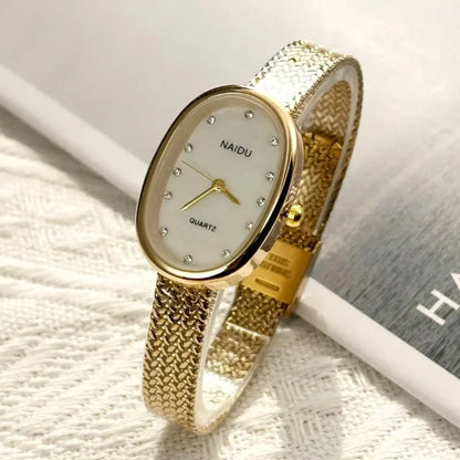 Luna Oval Crystal Watch