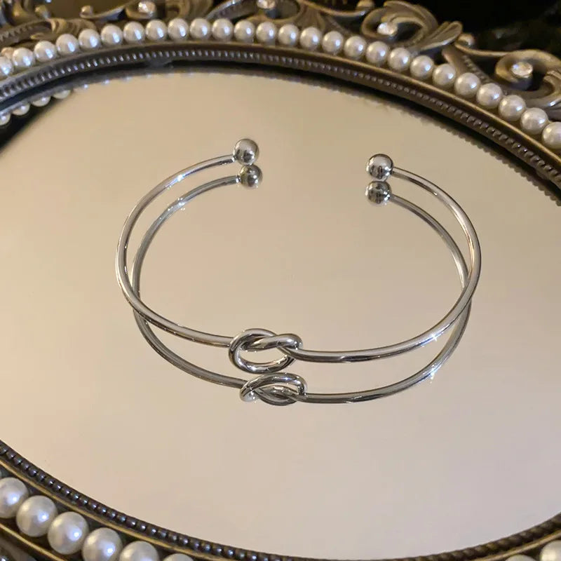 Aurelia Knot Cuff Bracelet