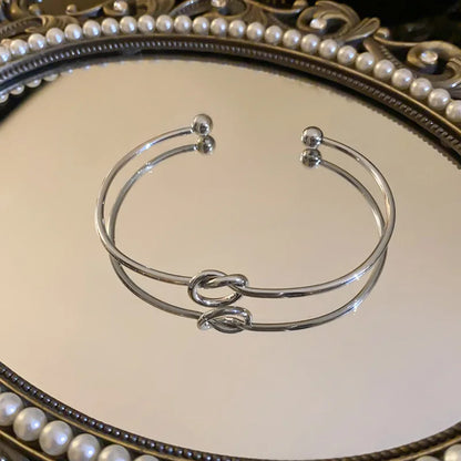 Aurelia Knot Cuff Bracelet