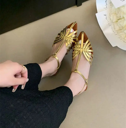 The Valentina T-Strap Sandals