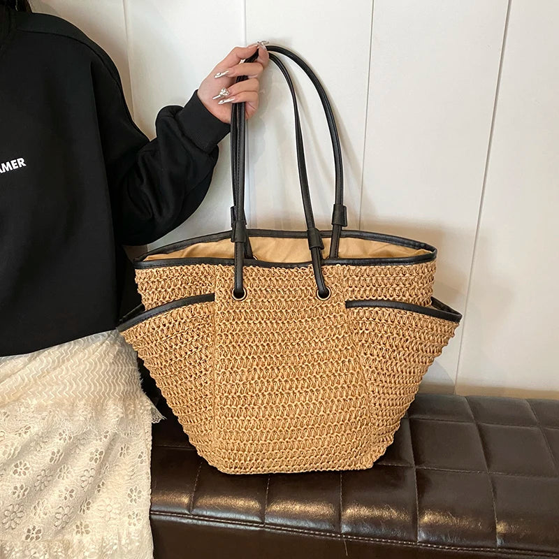 Soléa Straw Beach Tote